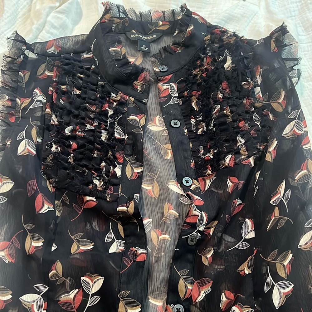 Banana republic sheer top